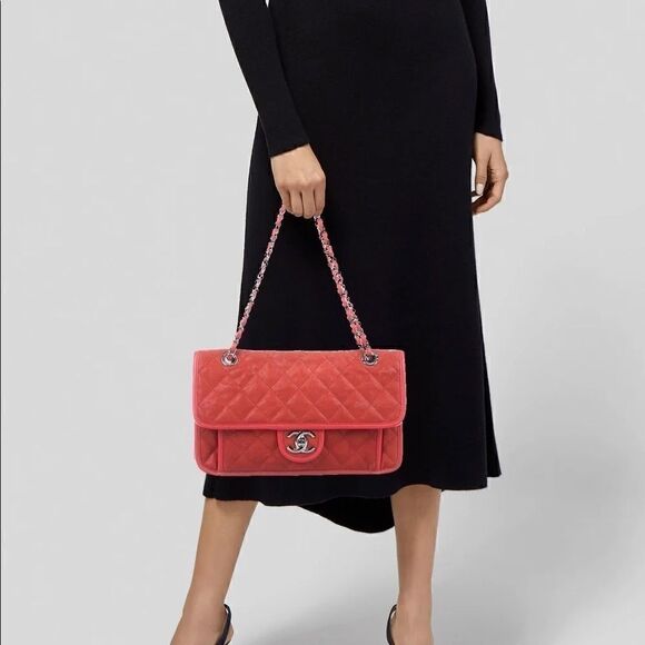 🛑SOLD🛑Chanel classic french riviera flap Shoulder Bag - Picture 13 of 14